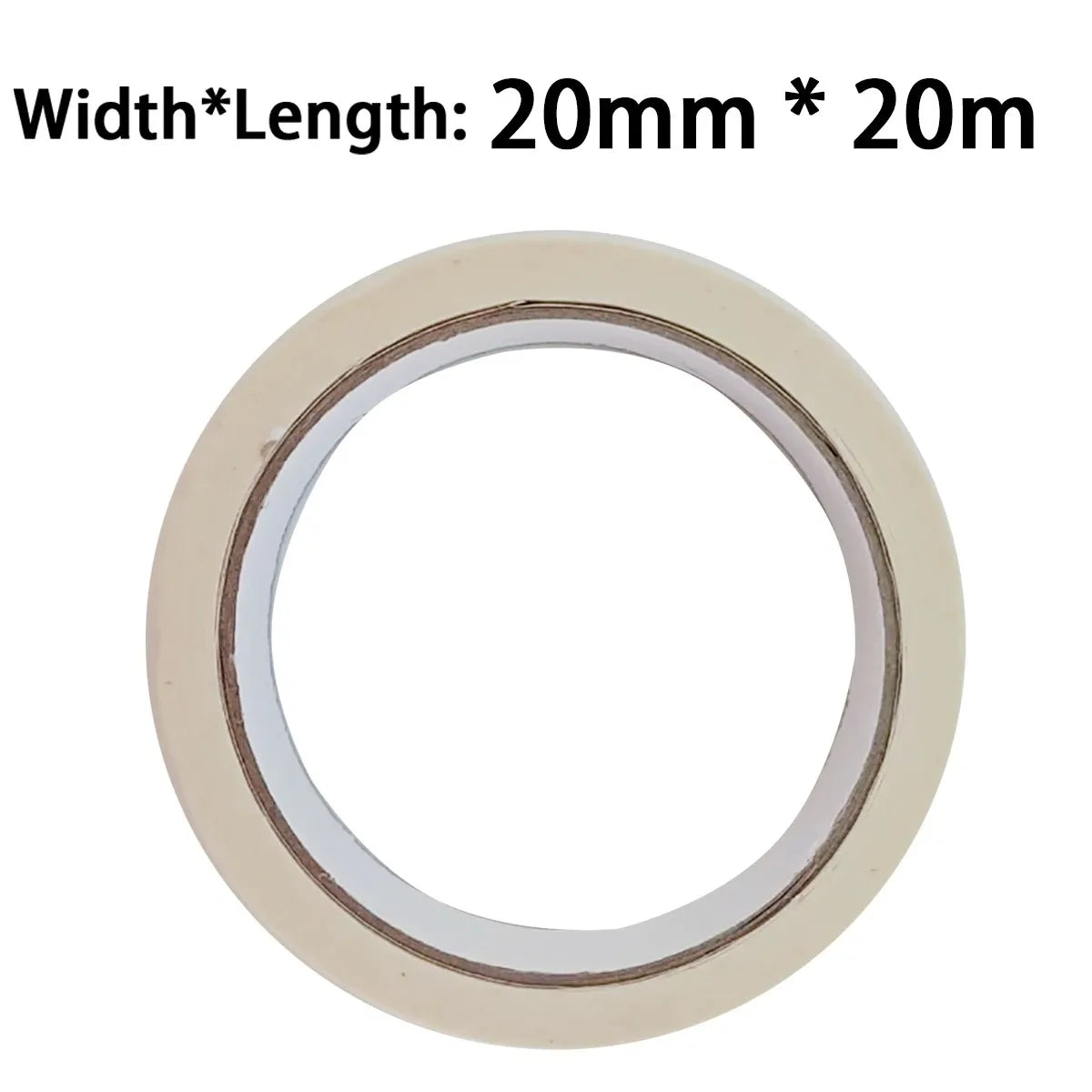20m High-Temp Masking Tape – Writable, Tearable, High Adhesive