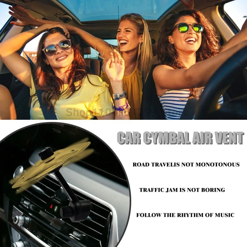 Car Air Vent Mini Cymbal – Fun Drum Car Accessory