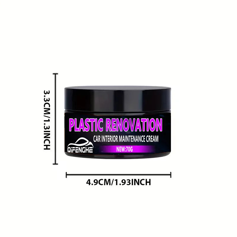 Tire Shine & Trim Repair Paste – UV Protection, 5-Min Fix