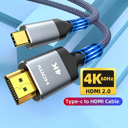 USB-C to HDMI 4K@60Hz Cable | MacBook, Dell XPS & More USB-C HDMI Cable Peaceful Pleasures Health and Wellness