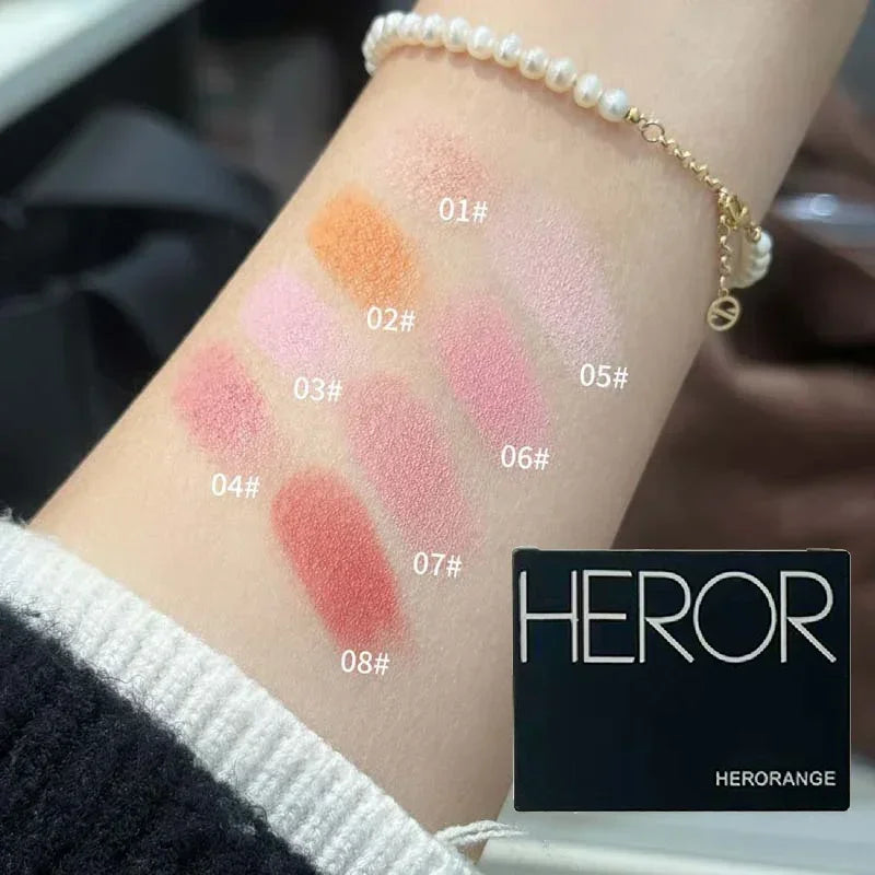 Sweet Orange Matte Powder Blush | Nude Peach Cheek Contour
