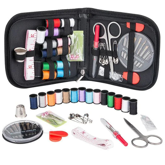 Sewing Kits 68Pcs DIY Multifunctional Combination Portable Sewing Hand Sewing Embroidery Tools Home Sewing Set Accessories Peaceful Pleasures Health and Wellness 68pcs Sewing Kit