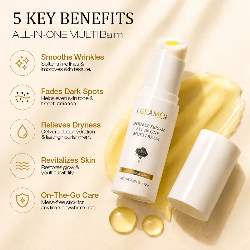 LGRAMER Vegan White Truffle Anti-Wrinkle Cream | 3-in-1 Balm