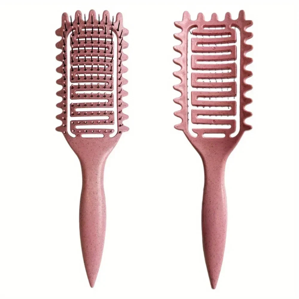 3-in-1 Curl Defining Detangling Hair Brush for Curly Hair Curl Defining Brush Peaceful Pleasures Health and Wellness