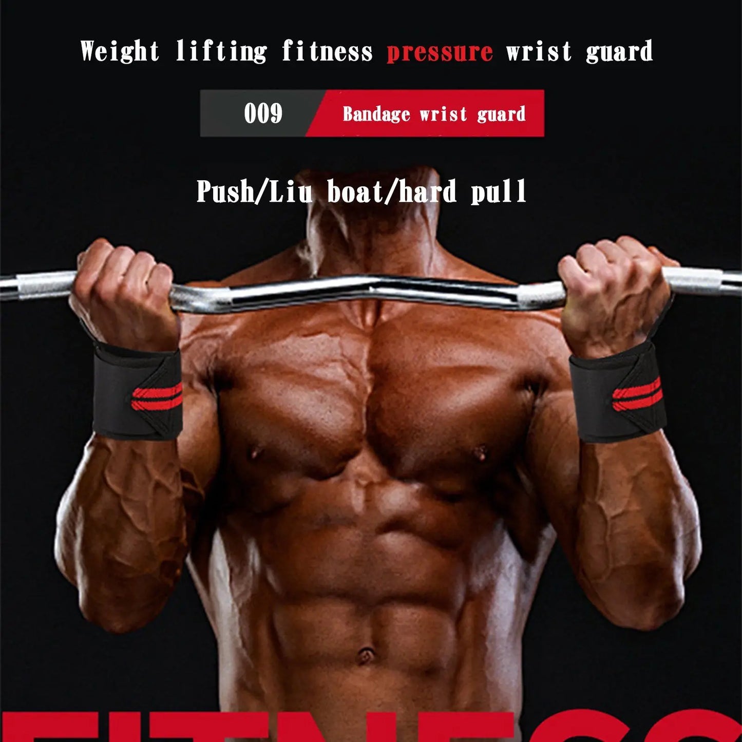 1PC Exercise Pressure Strap Elastic Wrist Wrist Pressure Weight Lifting Sports Wrist Bandage Wrap Wrist Guard against Sprain Men Peaceful Pleasures Health and Wellness