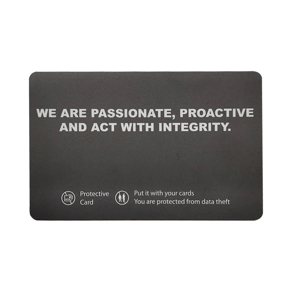 5-Pack RFID Blocking Cards – Protect Your Entire Wallet RFID Protection Peaceful Pleasures Health and Wellness