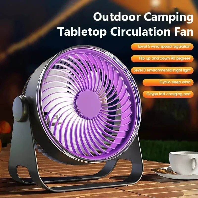 5-Speed Quiet 3-in-1 Electric Desk Fan Wall Ceiling Mount Air Circulator for Home Office Bedroom Cooling Peaceful Pleasures Health and Wellness