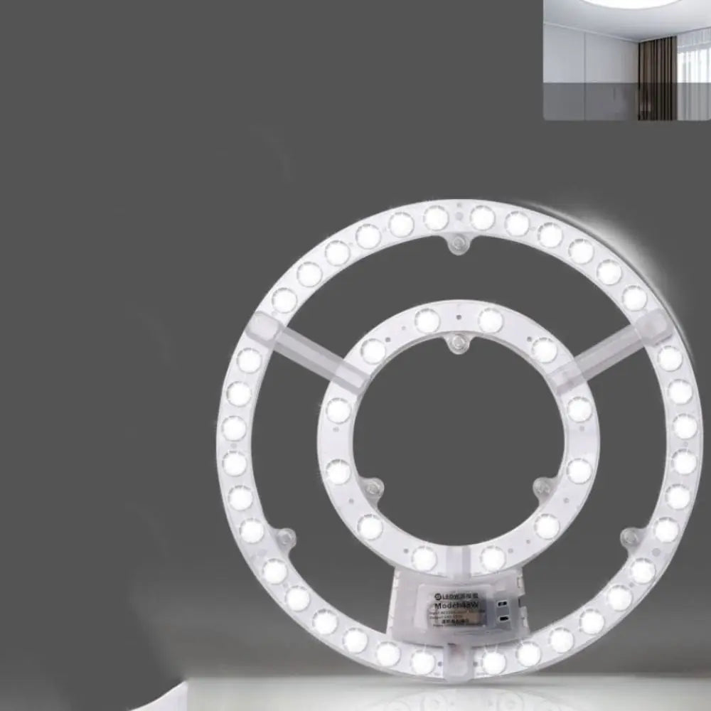 Dimmable Round LED Ceiling Light Module 12W–72W | Aluminum