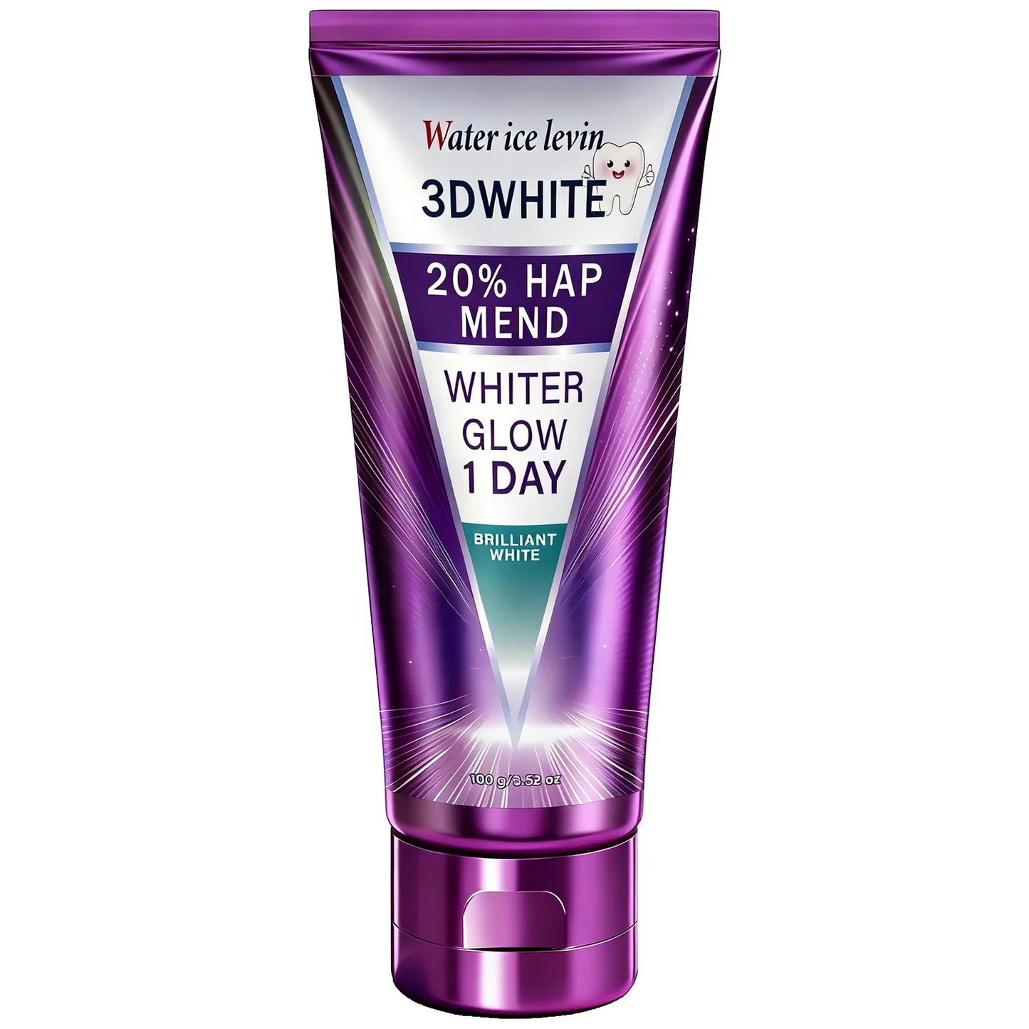 20% HAP 3D Whitening Toothpaste – Stain Removal & Enamel Care