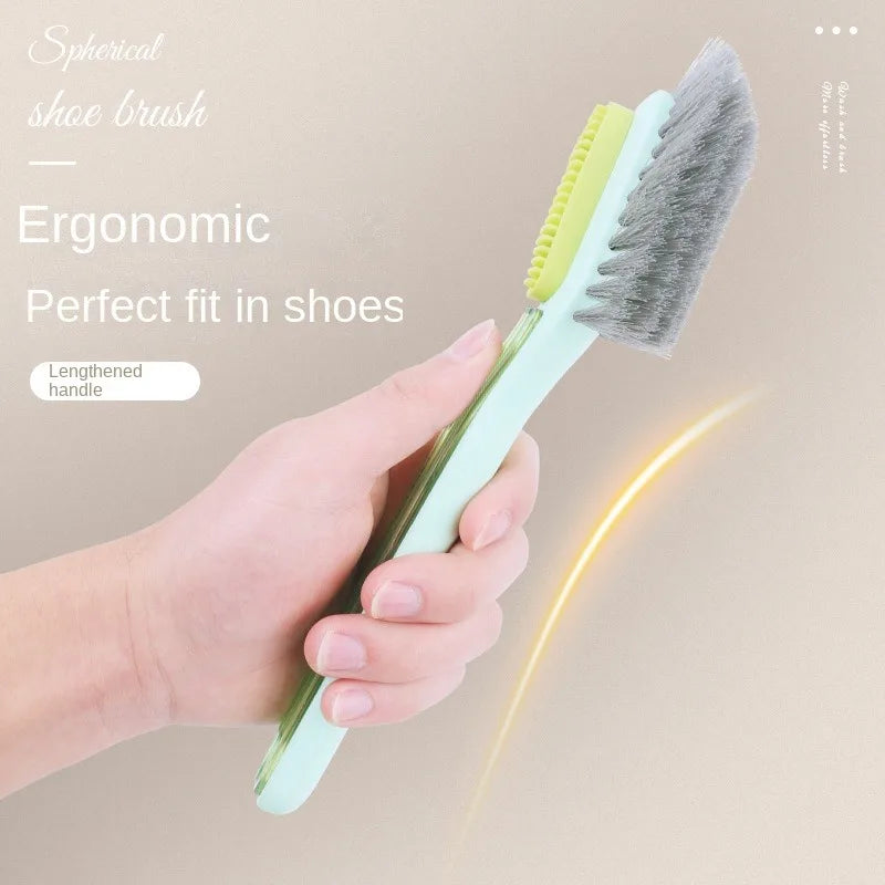 Double-Sided Shoe Brush for Suede, Leather & Canvas Shoes