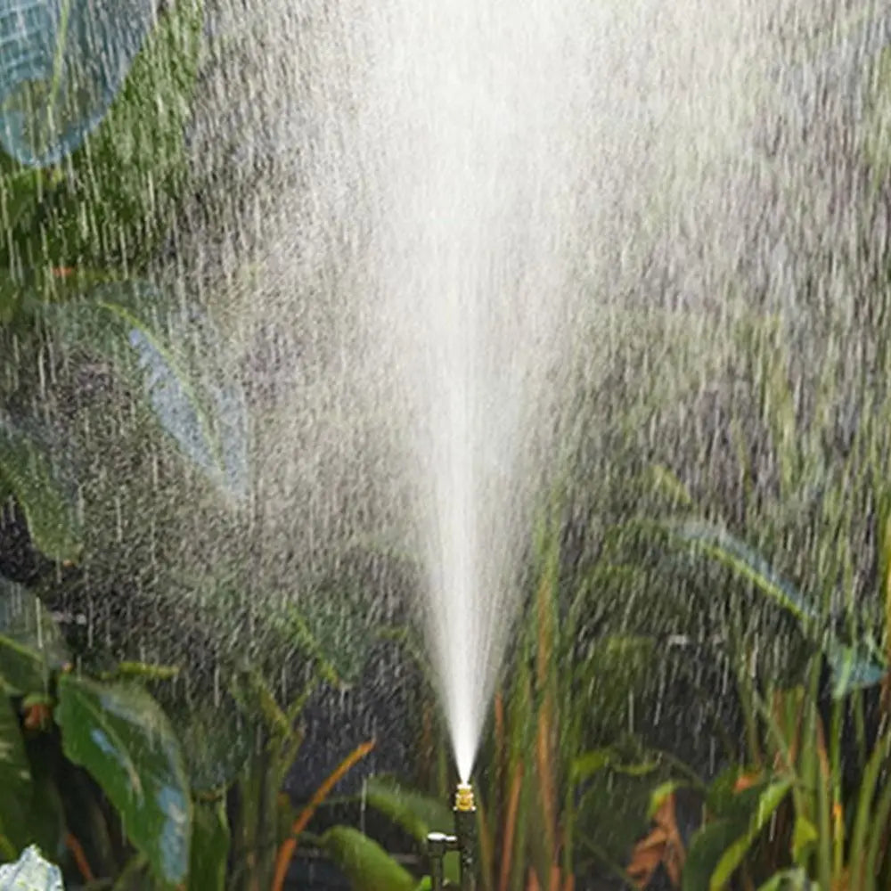 Adjustable Copper Misting Nozzle | Micro Spray Garden Sprinkler