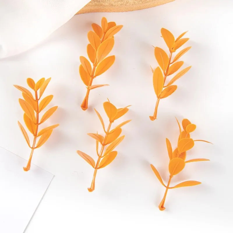 Artificial Leaf Picks 25/50pcs | Wedding Party DIY Decor
