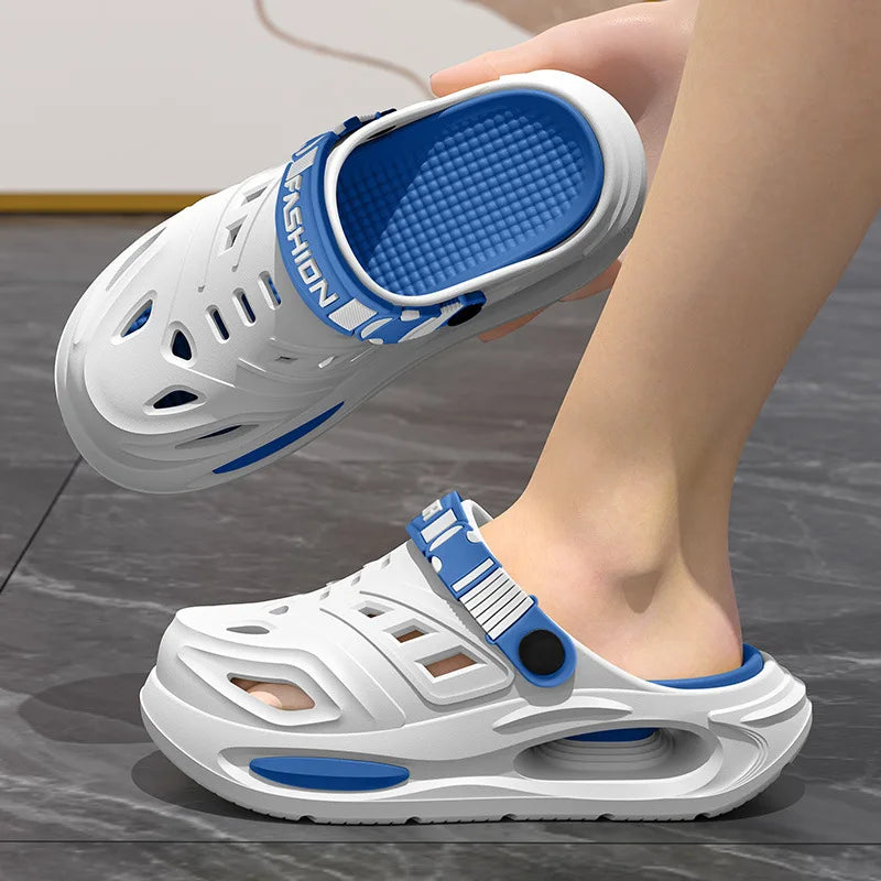 Men's Thick-Soled Anti-Slip EVA Hole Sandals | Summer Clogs