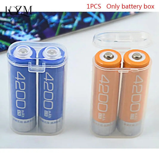 18650 Battery Storage Case – Clear Waterproof Holder, 2-Cell Battery Storage Case Oasis Select Default Title