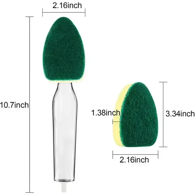 7-Pc Dish Wand Sponge Refill Heads – Heavy Duty Kitchen Scrub