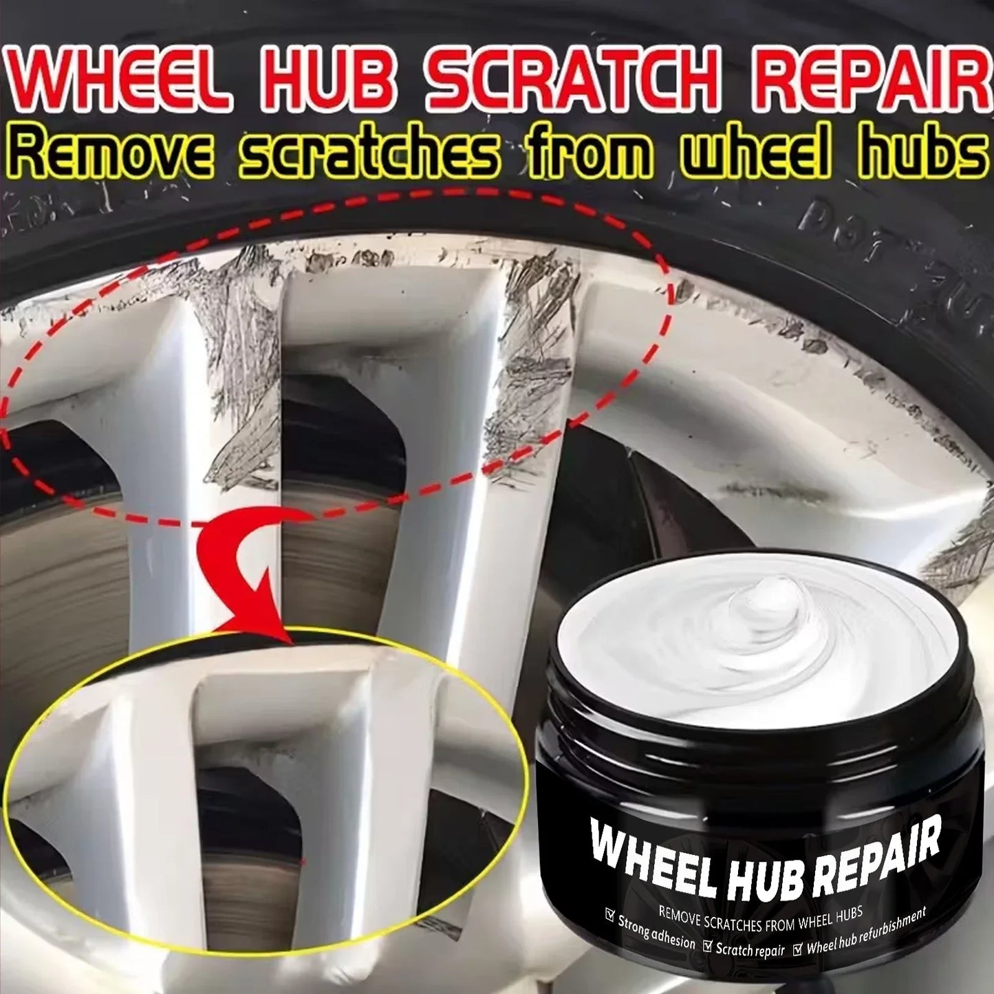 Universal Alloy Wheel Repair Kit – Rim Scratch Remover