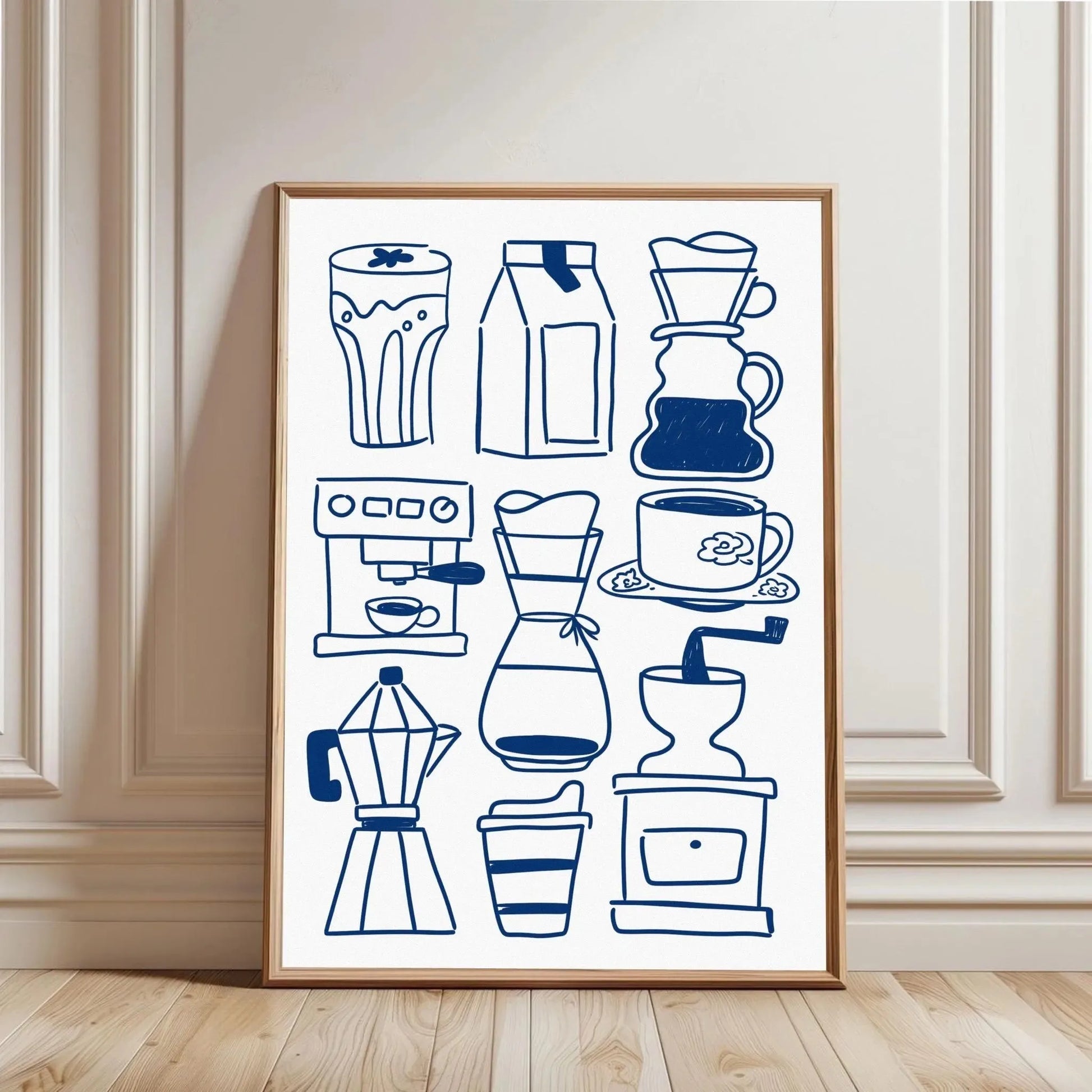 But First Cafecito Quotation Canvas Print Minimalist Matcha Club Spanish Wall Art Poster for Modern Living Room Cafe Home Decor Peaceful Pleasures Health and Wellness CT606 40x50cm Unframed