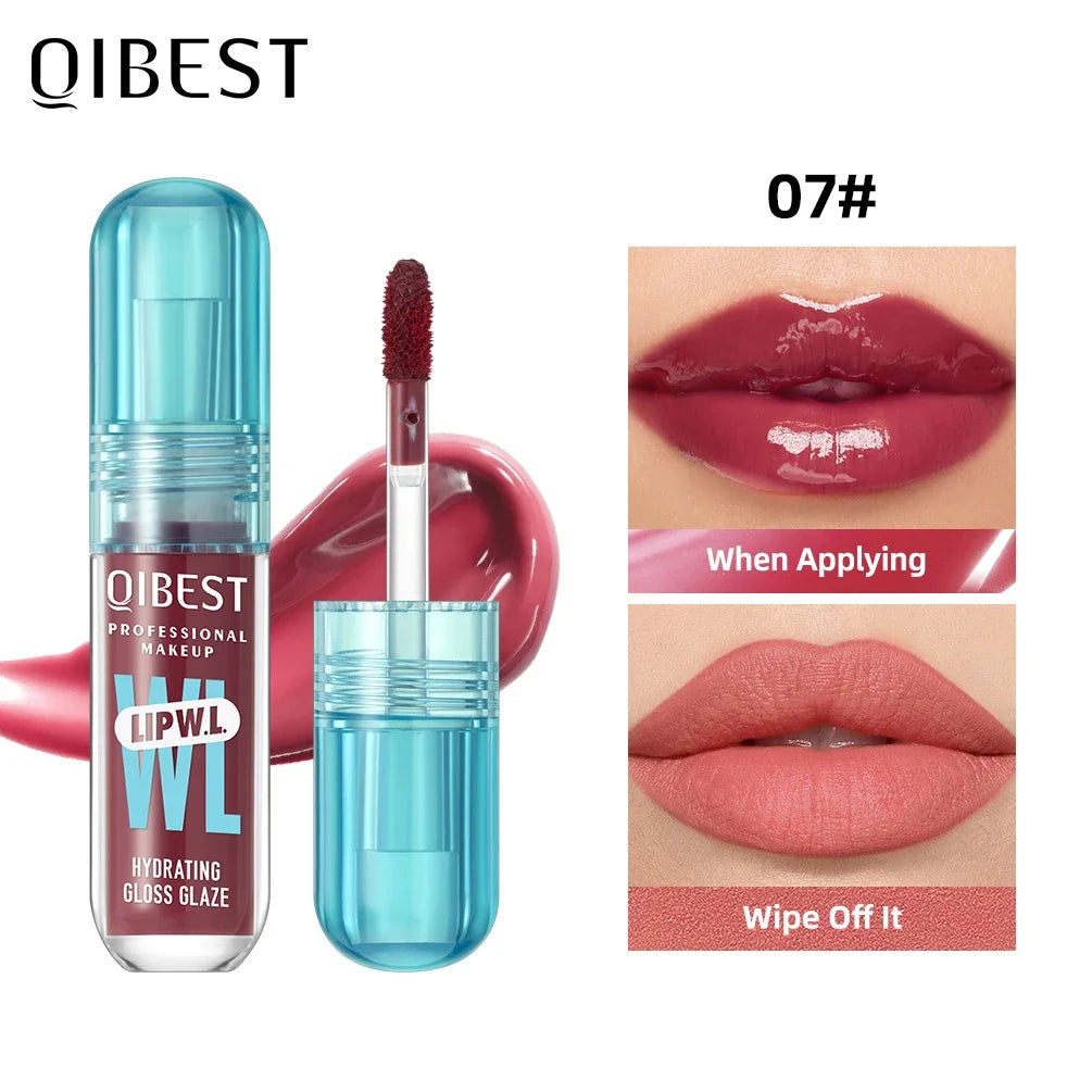 Qibest Original Moisturizing Lip Balm Lip Oil Gloss Care of The Lips Benetitnt for Lips Plumping Exfoliating Plumping Gloss Oil Peaceful Pleasures Health and Wellness 07
