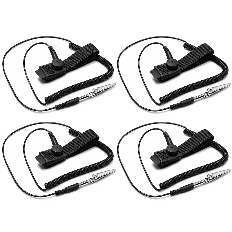 Anti-Static ESD Wrist Strap Grounding Band with Alligator Clip