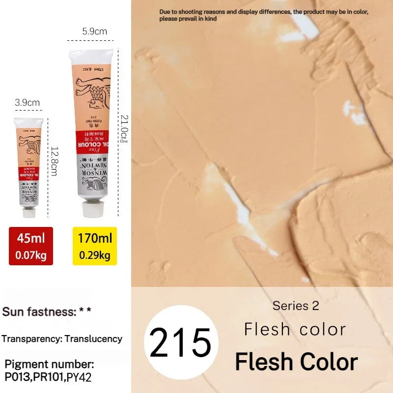 Bview Art Oil Painting Pigment Tube Acrylic Paint Artist Drawing