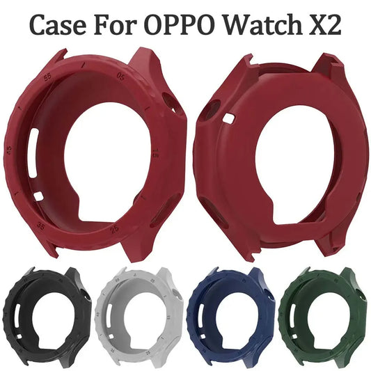 Silicone Case for OPPO Watch X2 – Anti-Scratch Bumper Cover Peaceful Pleasures Health and Wellness