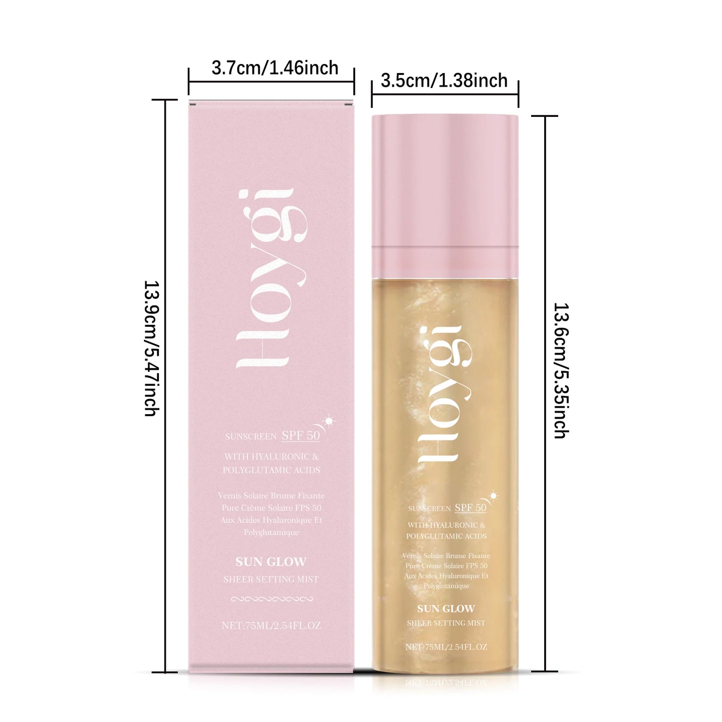 SPF 50+ Setting Spray – Matte Finish & Oil Control Sunscreen