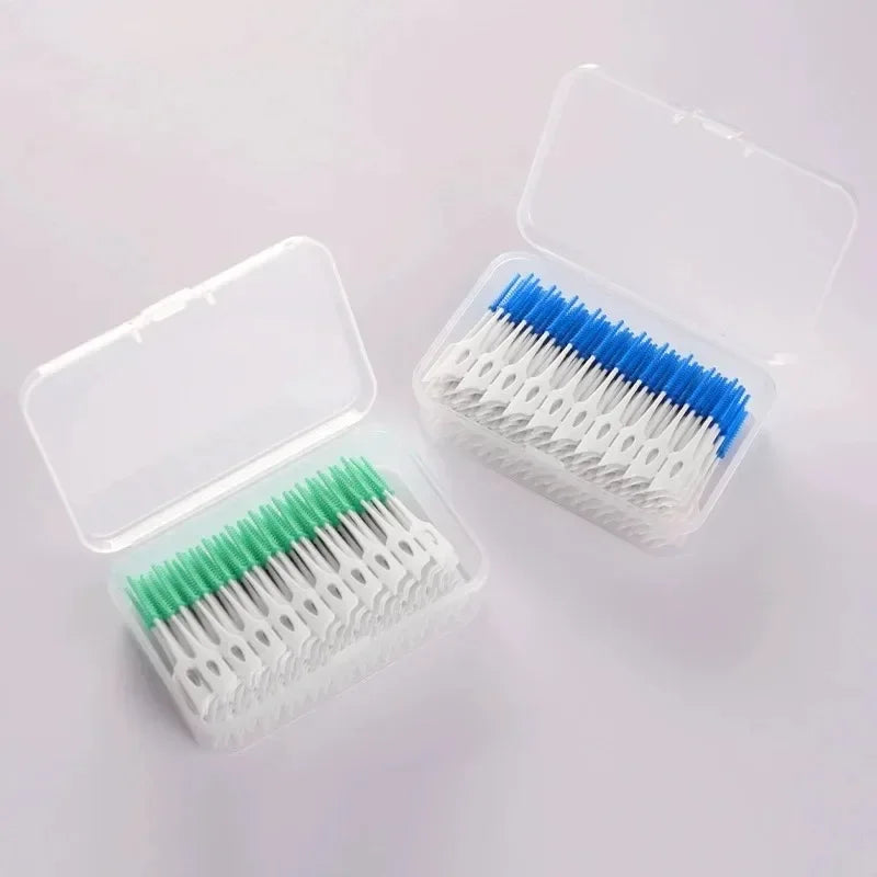 Silicone Interdental Brushes 200pcs – Dental Toothpicks