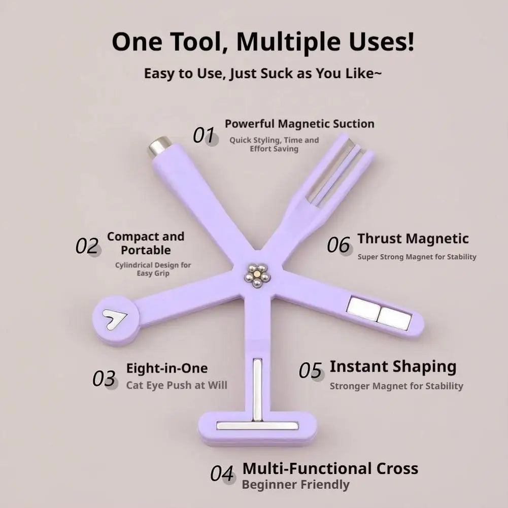 8-in-1 Cat Eye Nail Magnet Tool | Starfish Manicure Stick