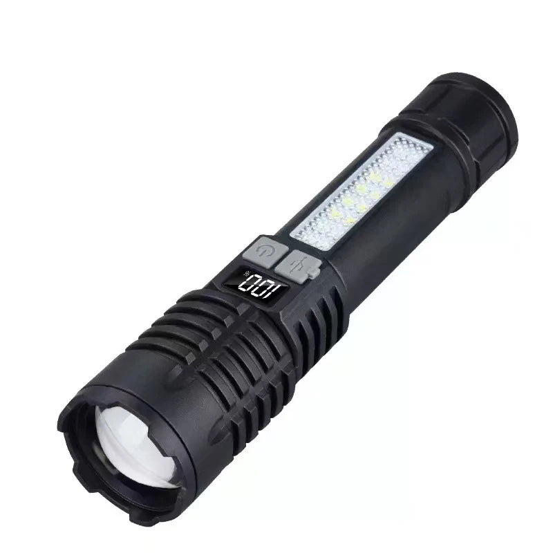 Rechargeable LED Flashlight – 8W, Multi-Mode, USB Charging