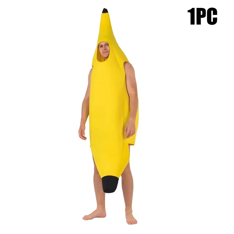 Kids Banana Costume | Halloween Fruit Outfit & Parent-Child Set