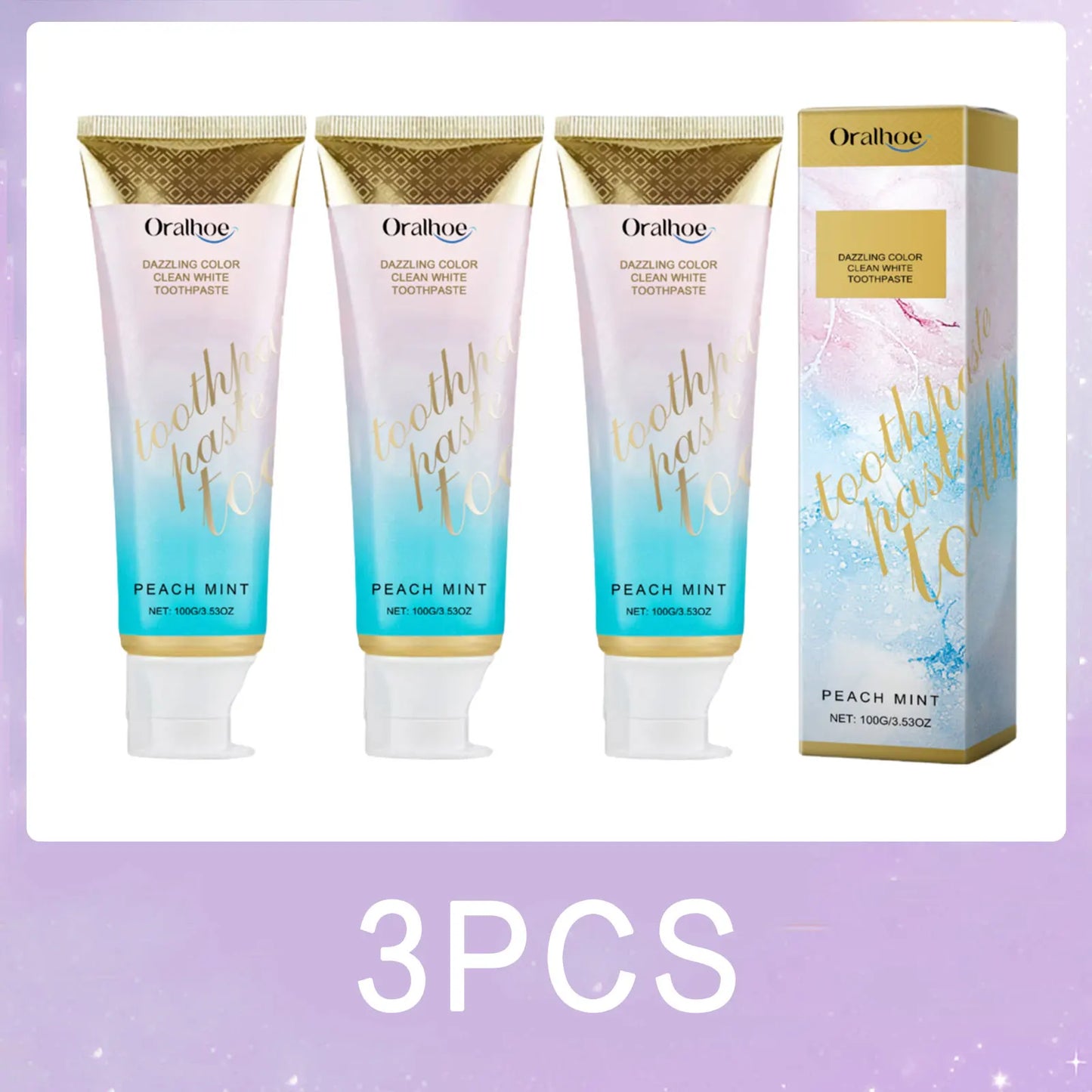 Oralhoe Radiant Whitening Toothpaste | Mint Flavor, 100g