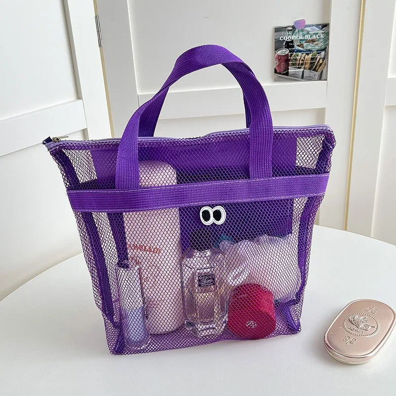 Portable Mesh Shower Caddy | Quick-Dry Travel Toiletry Bag