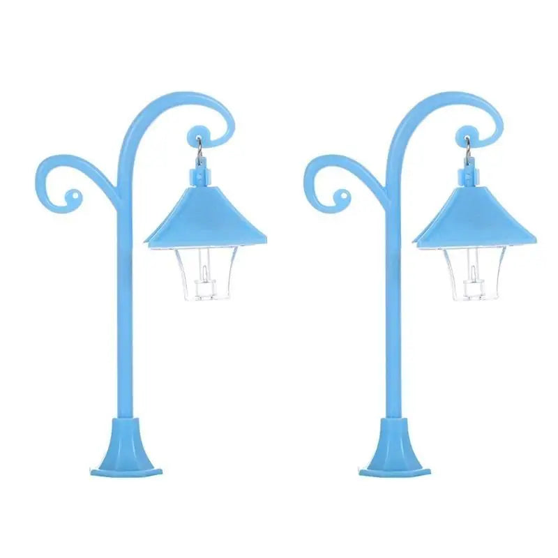 Miniature Street Lamp for Dollhouses & Garden Scenes – 2PCS