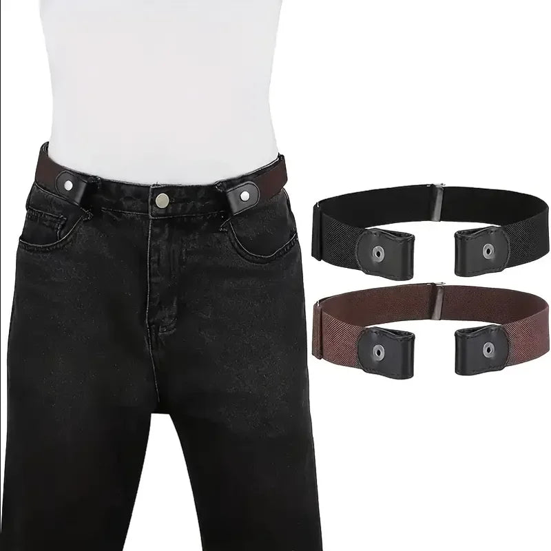 Invisible Elastic Waist Belt – Unisex Stretch Belt for Jeans