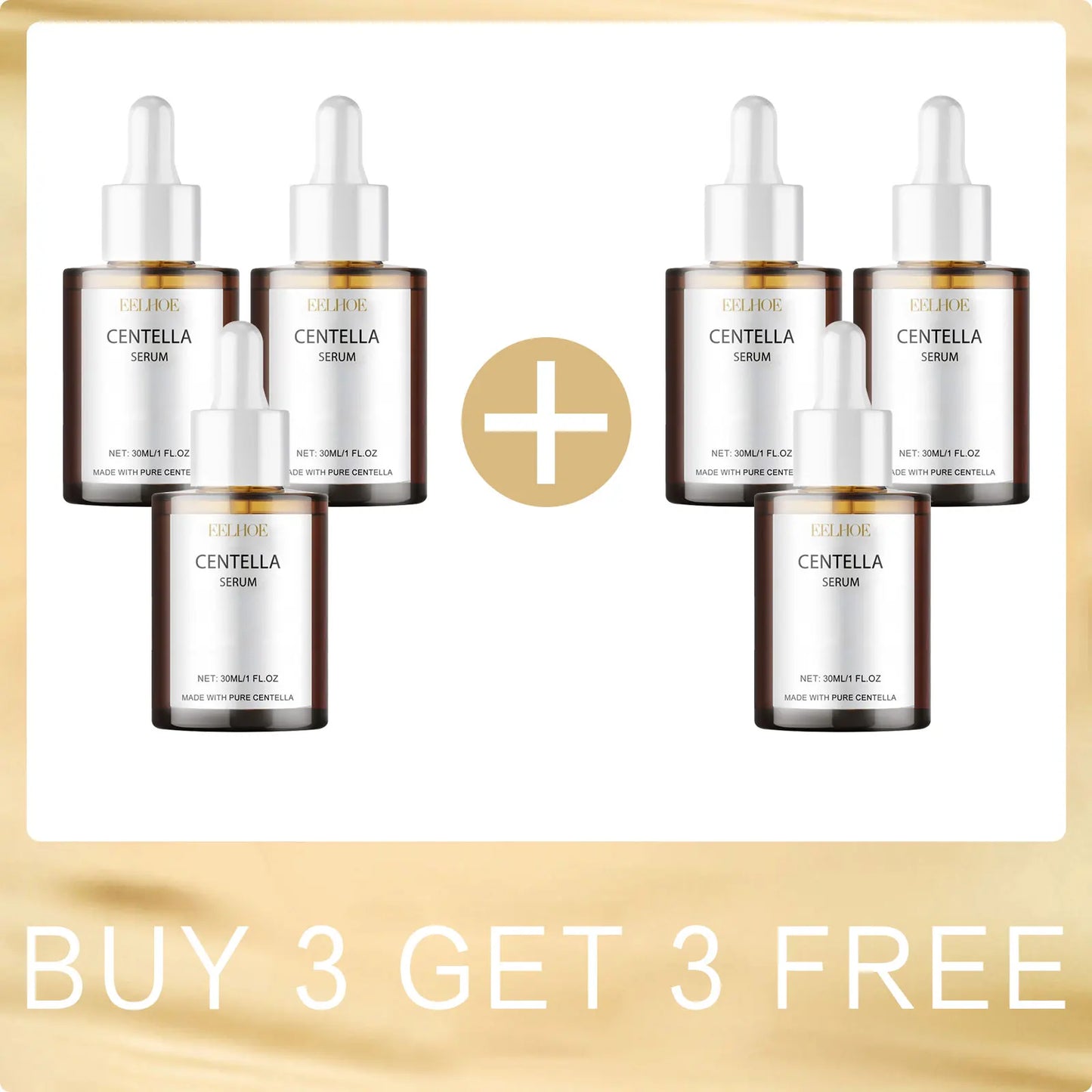 EELHOE Centella & Hyaluronic Acid Face Serum | Firm & Glow
