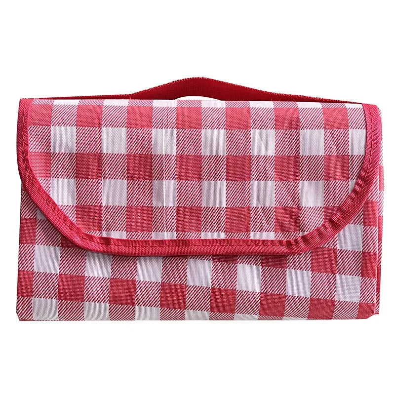 Foldable moisture-proof mat picnic mat outdoor moisture-proof portable moisture-proof waterproof camping mat picnic mat Peaceful Pleasures Health and Wellness Red