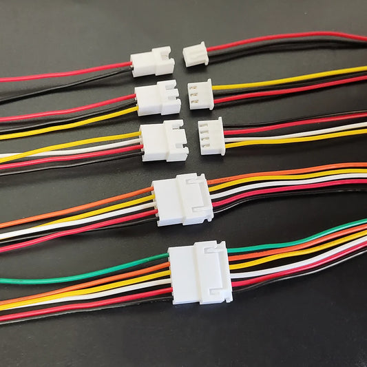 5Pair XH2.54 2/3/4/5/6 Pin Pitch 2.54mm Cable Wire Connector XH Plug Male Female Battery Charging Cable 100mm/150mm/200mm Length Peaceful Pleasures Health and Wellness