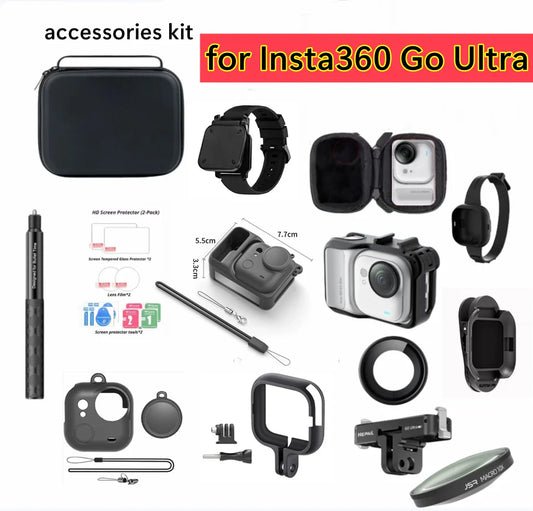 Insta360 GO Ultra Silicone Case + Lens Protection Film Camera Protective Case Oasis Select