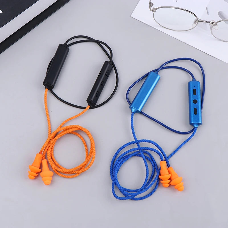 3.5mm Universal Interface Ear Plugs Bluetooth Wired Headset Wide Compatibility For Work Noise Suppression Hearing Protection Peaceful Pleasures Health and Wellness