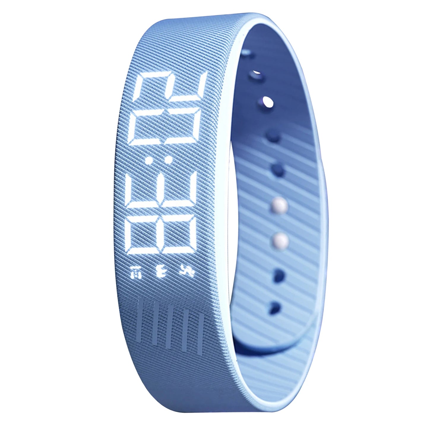 Vibrating Alarm Wristband Waterproof Silent Vibration Alarm Watch with Step Counter Pedometer for Heavy Sleepers Students Peaceful Pleasures Health and Wellness