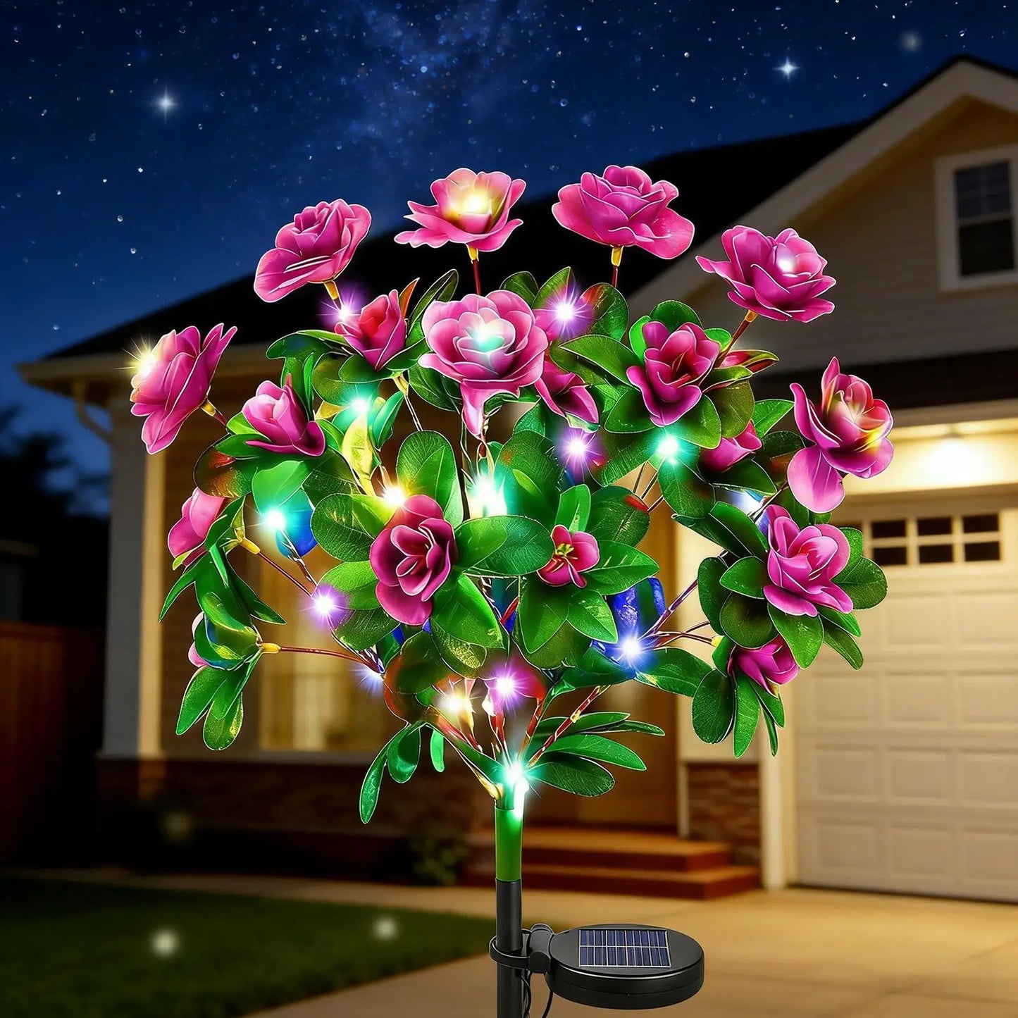 Solar LED Flower Garden Lights – IP65 Waterproof, 56 LEDs