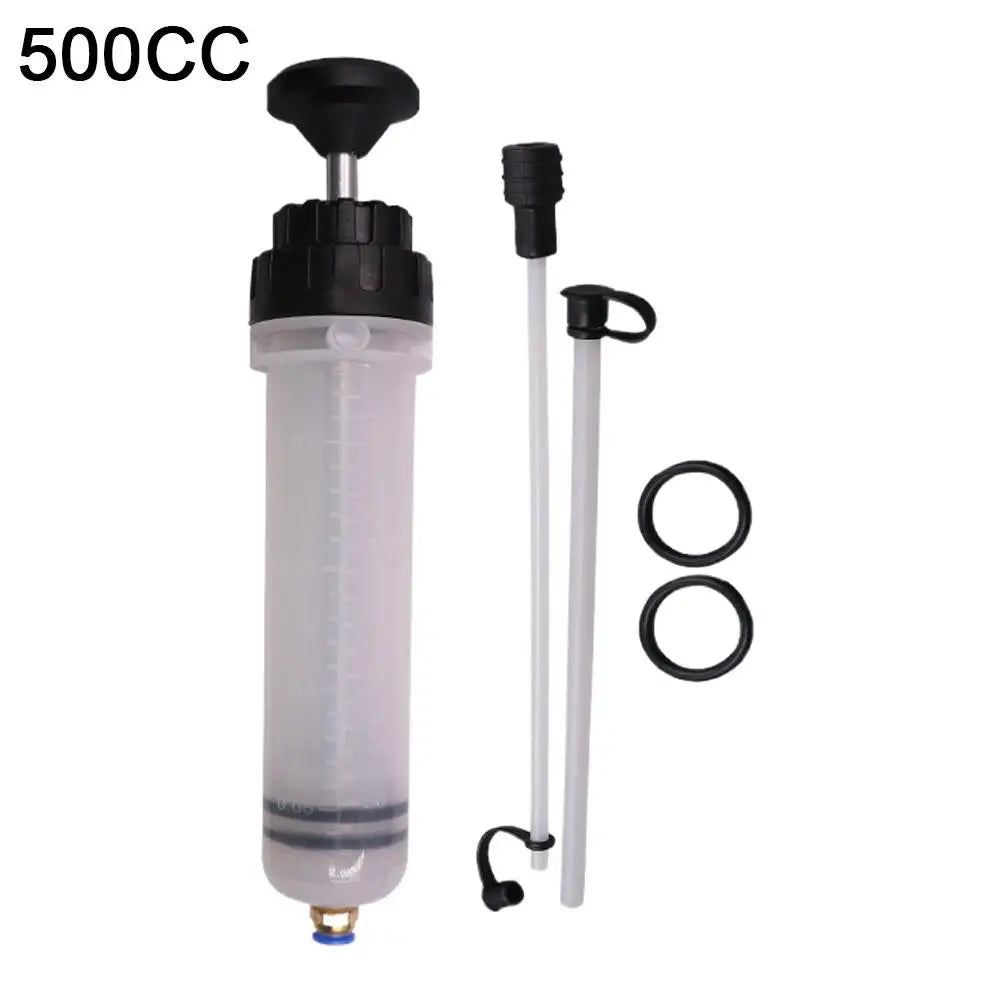 500cc Manual Oil Fluid Extractor Pump – Car Oil Change Syringe