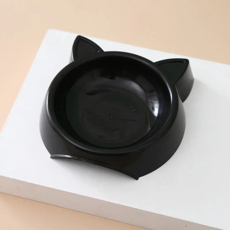 Cat-Shaped Pet Bowl | Non-Slip Feeder for Small & Medium Pets
