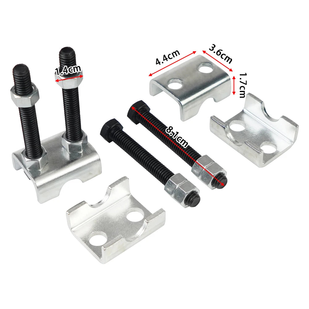 Mini 2-Way Coil Spring Compressor 2/4Pcs Adjustable Spring Spacer for Strut Shock Absorber Peaceful Pleasures Health and Wellness