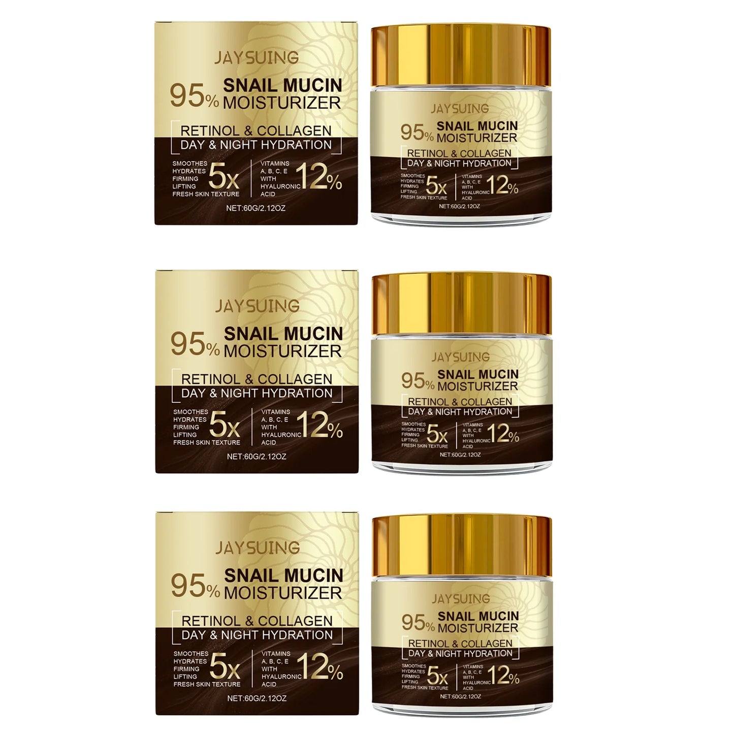 Jaysuing Snail Collagen Face Cream – Firming Moisturizer 60g