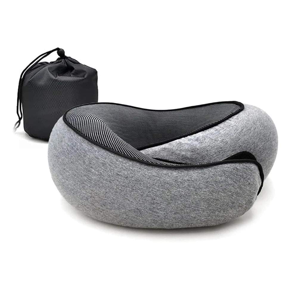 Memory Foam U-Shape Travel Neck Pillow | Portable & Adjustable