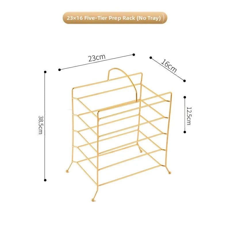 304 Stainless Steel Rectangular Barbecue Rack Portable Design