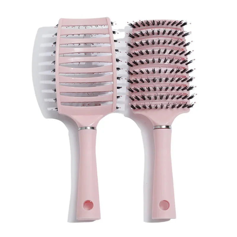 Original Hair Brush Magic Hair Comb Detangling Hair Brush Detangle Lice Massage Comb Women Tangle Hairdressing Salon 2023 Peaceful Pleasures Health and Wellness Pink 1