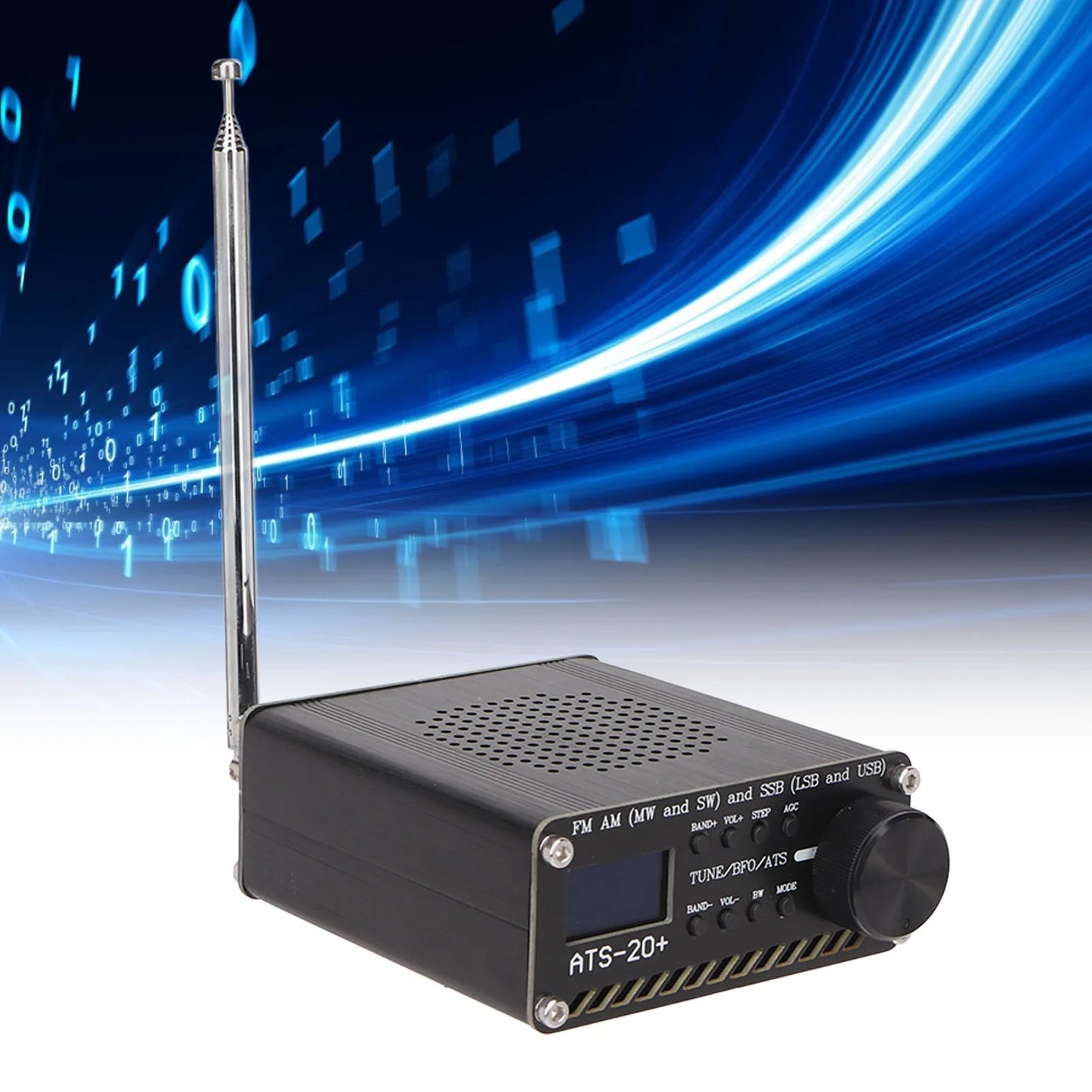 ATS 20+ Radio Receiver Sensitivity Portable Small World Band Digital
