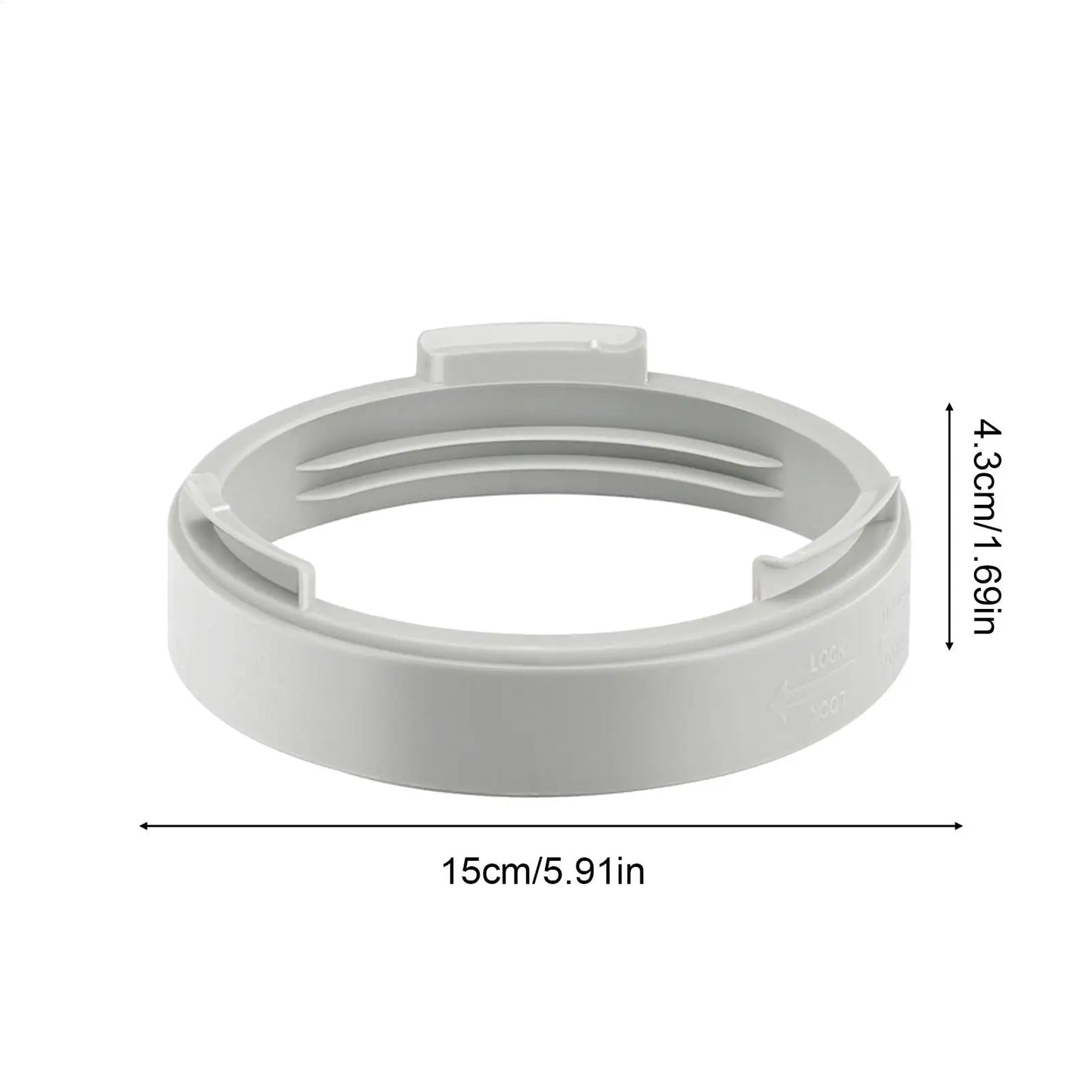 5.9 Inch Portable AC Hose Adapter Universal Vent Tube Coupler For Window Bedroom Living Room Office,Easy Install, Air-Tight Seal Peaceful Pleasures Health and Wellness
